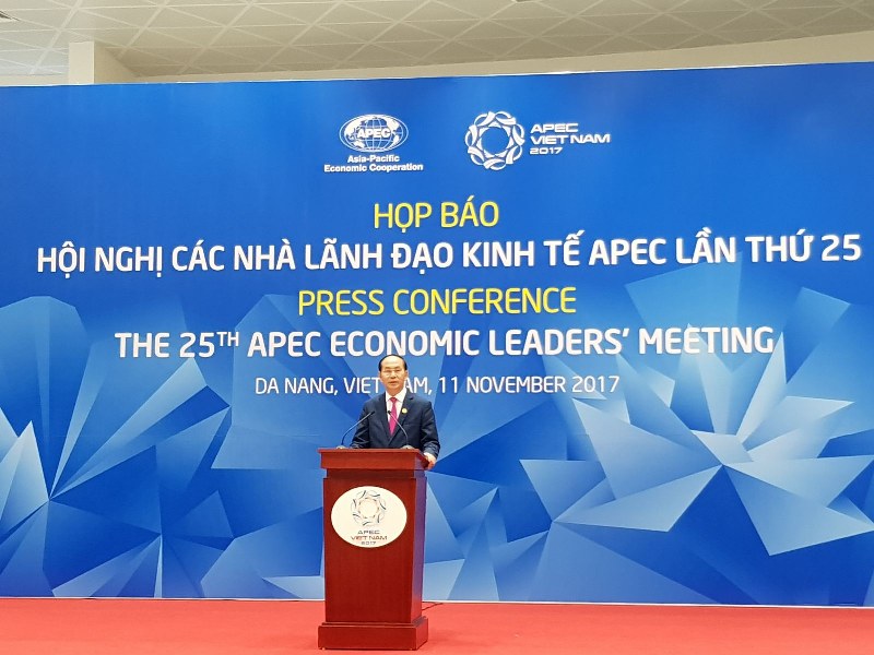 Chủ tịch nước Trần Đại Quang công bố kết quả Hội nghị cấp cao APEC 2017
