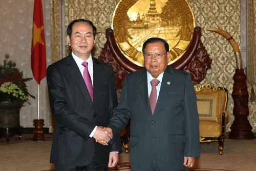 Việt - Lào đồng thuận về vấn đề biển Đông