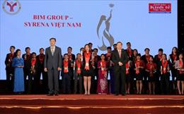 BIM Group - Syrena Việt Nam nhận danh hiệu “Thương hiệu mạnh Việt Nam 2016”