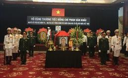 Sáng nay, bắt đầu Quốc tang nguyên Thủ tướng Phan Văn Khải